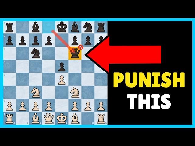 How To PUNISH Early Queen Attacks | Chess Rating Climb 939 to 979