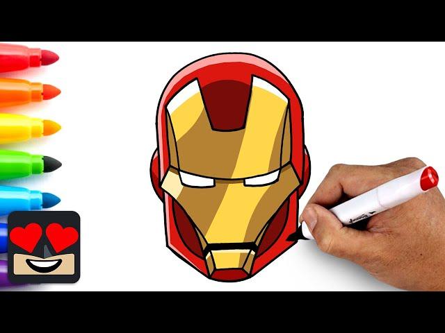 How To Draw Iron Man Easy