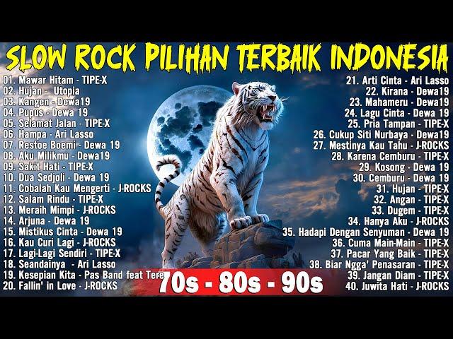 kompilasi Lagu Slow Rock Indonesia Terbaik 90/2000'an | Indonesia Best Song | Mawar Hitam - TIPE-X