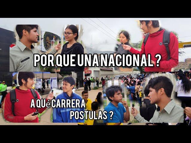 ENTREVISTANDO A POSTULANTES    -   EXAMEN DE ADMISIÓN UNHEVAL - 2023 II