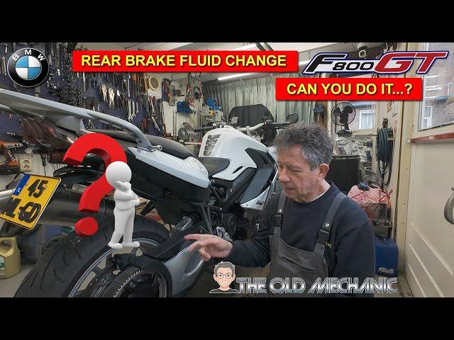 ️ BMW F800GT Rear Brake Fluid Change – Step-by-Step Guide | The Old Mechanic ️