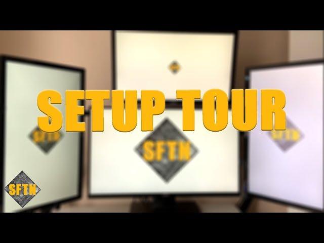 4 Monitor GAMING RIG - SET UP TOUR! Simulation For The Nation| Late 6k subscriber special.