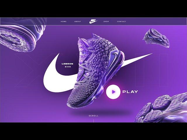 Web Design Timelapse: Nike Homepage | Wix Studio (Webpage Design)