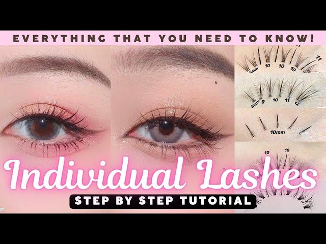 BEST Lashes for YOUR Eyes | INDIVIDUAL LASHES Step by Step Tutorial | Easy & Beginners Friendly