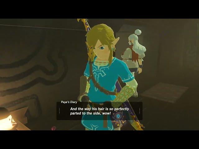 Reading paya’s diary right in front of her Botw