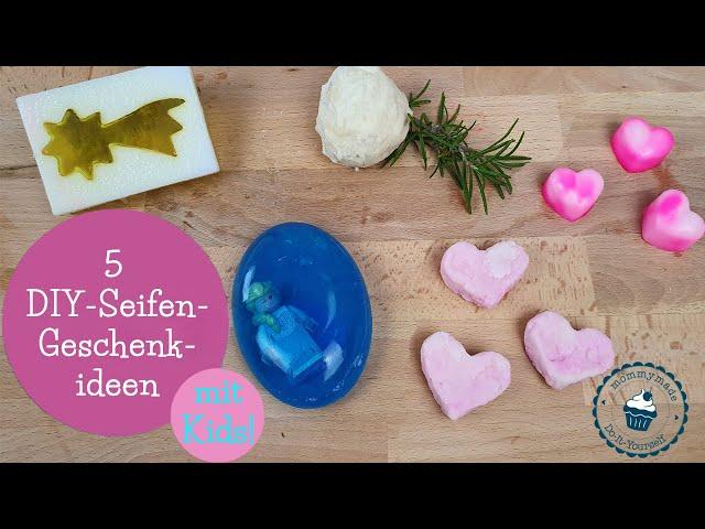 Seifen-Geschenke die Ihr mit Kindern machen könnt | Seife selbermachen | DIY Anleitung | mommymade