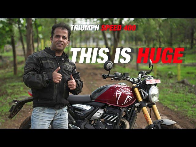 Triumph Speed 400 SEAT HEIGHT REVIEW | How about a six-foot rider?