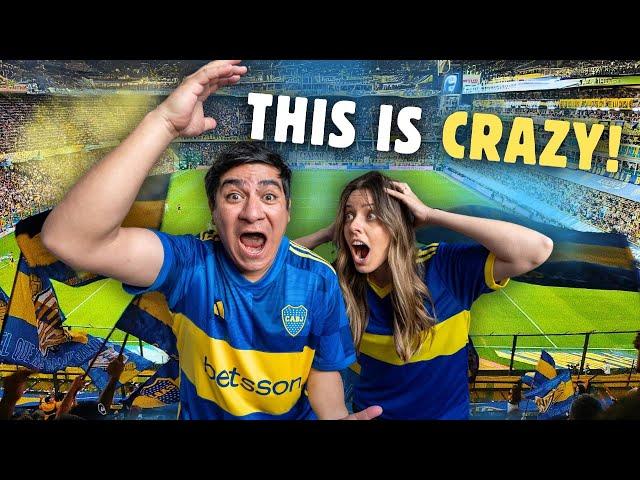 Foreigners CRAZY FIRST Experience at an Argentina Fútbol Game - La Bombonera of Boca Juniors