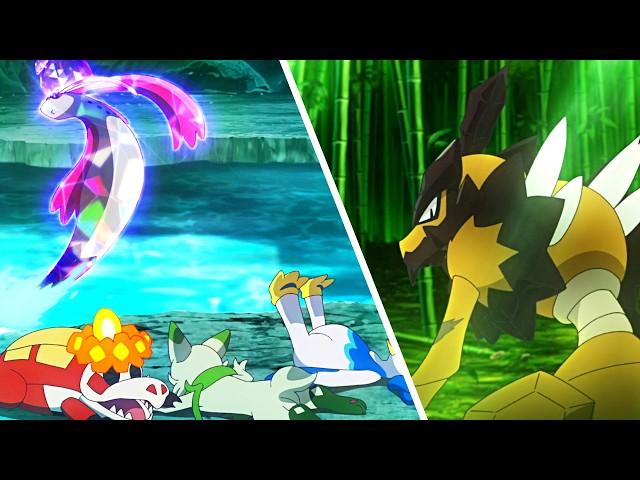 Liko And Roy vs Milotic - Kleavor Appears - Pokemon Horizons Episode 71 AMV