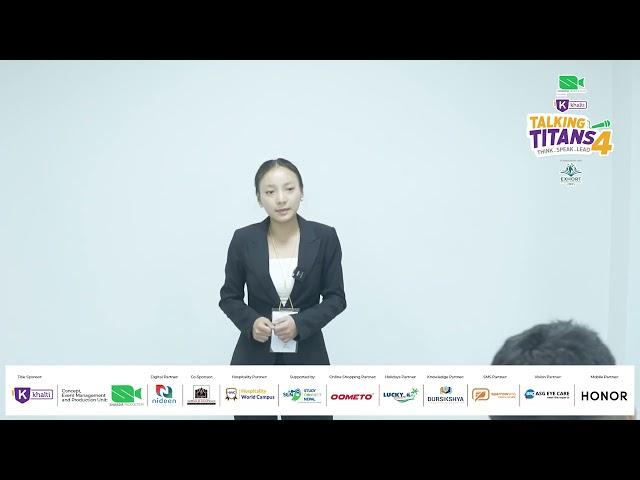 2265 Jasmira Magar | Biggest speaking challenge in Nepal - Talking titans 4