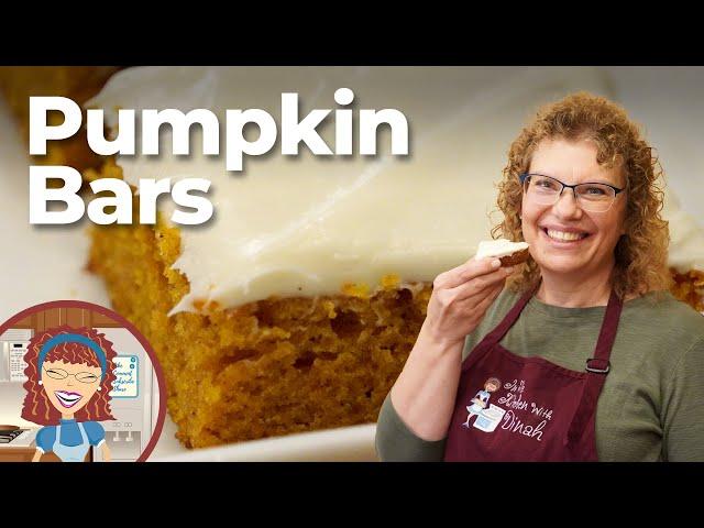 The BEST Pumpkin Bars | Pumpkin Bars with Cream Cheese Frosting