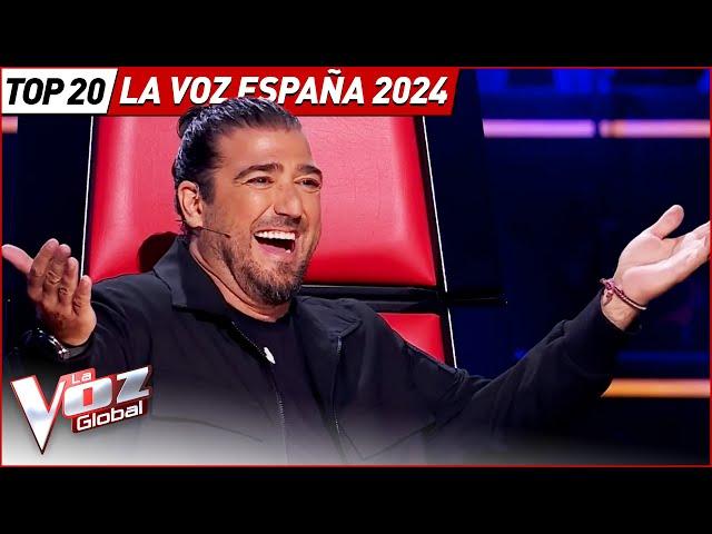 Top 20 Most VIEWED Blind Auditions of The Voice Spain 2024