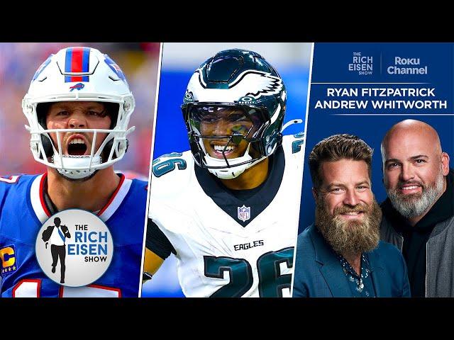 TNF’s Ryan Fitzpatrick & Andrew Whitworth Debate Who Should be NFL MVP | The Rich Eisen Show