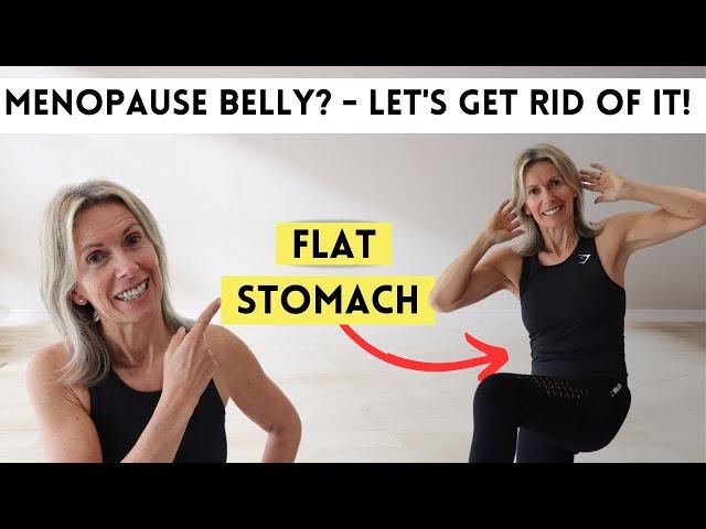 Menopause Belly? Let's Get Rid Of It! Low Impact Home Workout