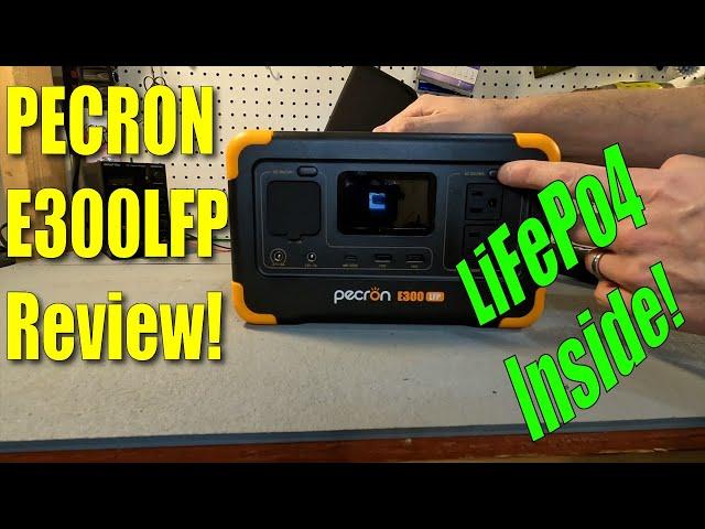 PECRON E300LFP Review.  Much to like about this portable power station!