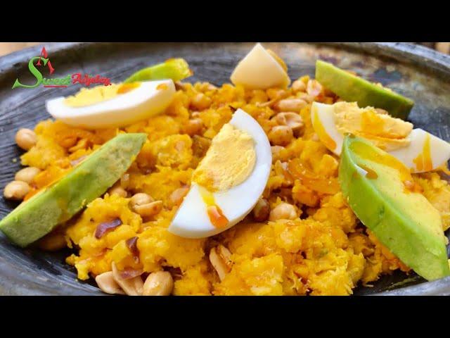 Let’s Make The Authentic Ghana Etor | Otor | Mashed Sweet Plantains | Mashed Sweet & Spicy Plantain