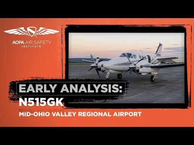 Early Analysis: King Air Crash October 18, 2022