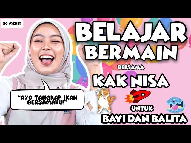 Mengenal Kata Untuk Balita - Melatih Motorik, Mengenal Hewan, Lagu Interaktif Bersama Kak Nisa