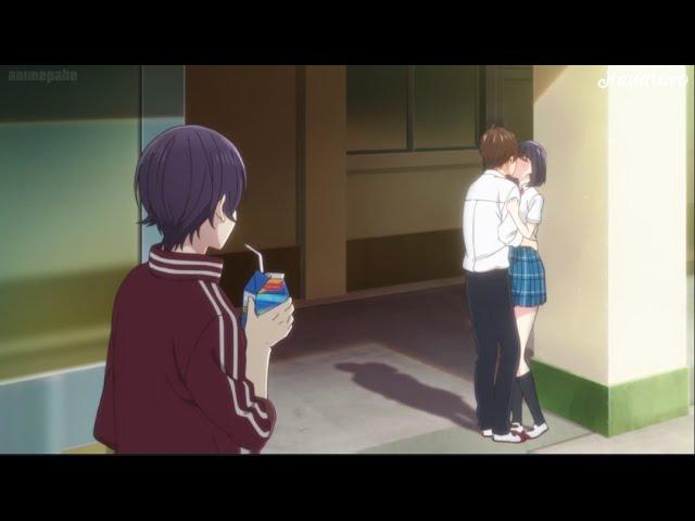 nisaka caught nejima and takasaki kissing - Love and Lies Episode 3