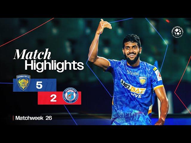 Match Highlights | Chennaiyin FC 5-2 Jamshedpur FC | MW 26 | ISL 2024-25