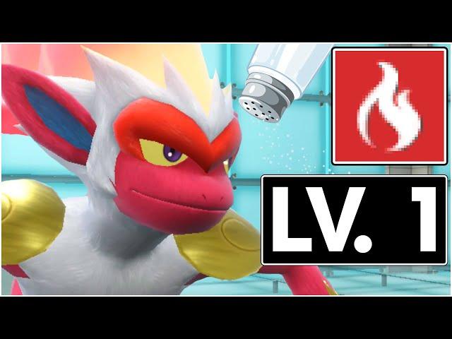 FULL LEVEL 1 FIRE POKEMON TEAM! Infernape SALT Moveset! Pokemon Scarlet and Violet WiFi Battle