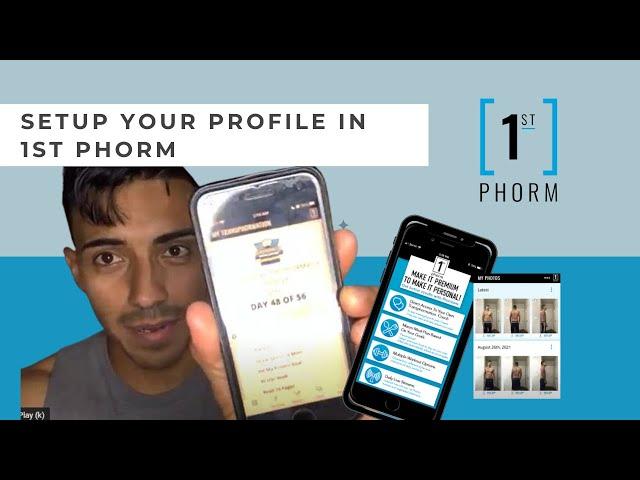 How to set up your profile and track your macros using the 1st Phorm App