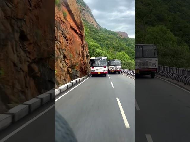 Driving through the Tirumala Ghat. #shorts #tirupati #apsrtcbus #tirumala #iphone #photography