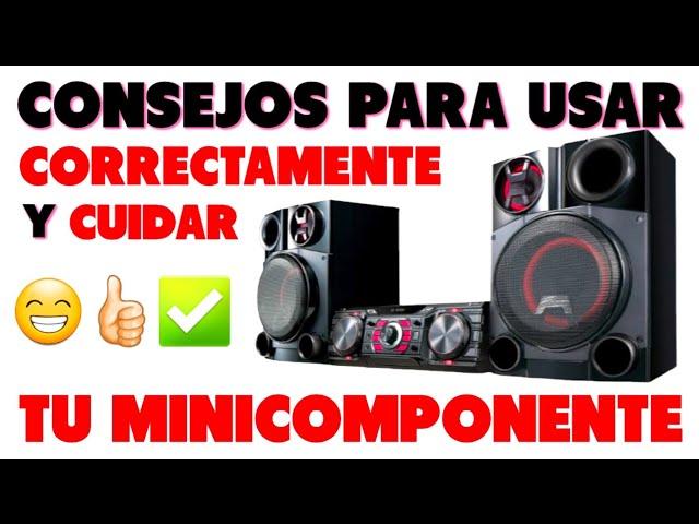 CONSEJOS y TIPS 2024 para usar CORRECTAMENTE y CUIDAR tu MINICOMPONENTE‼️ #215