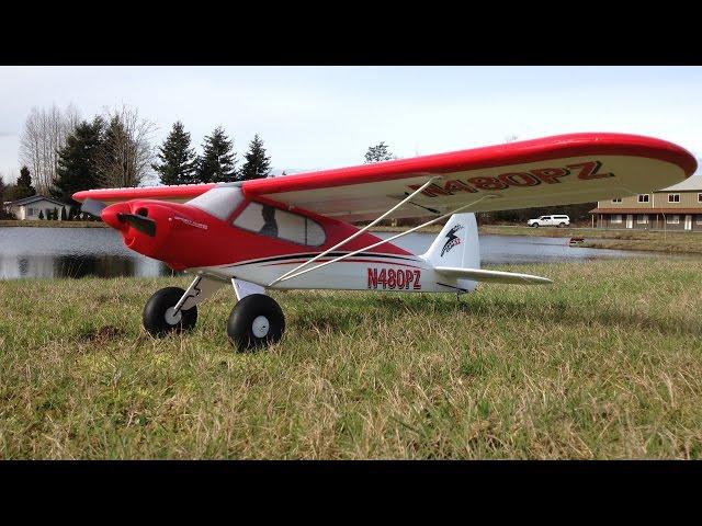 Parkzone Sport Cub S2 Parkflyer RC Plane on Windy Day with Fun Extras!