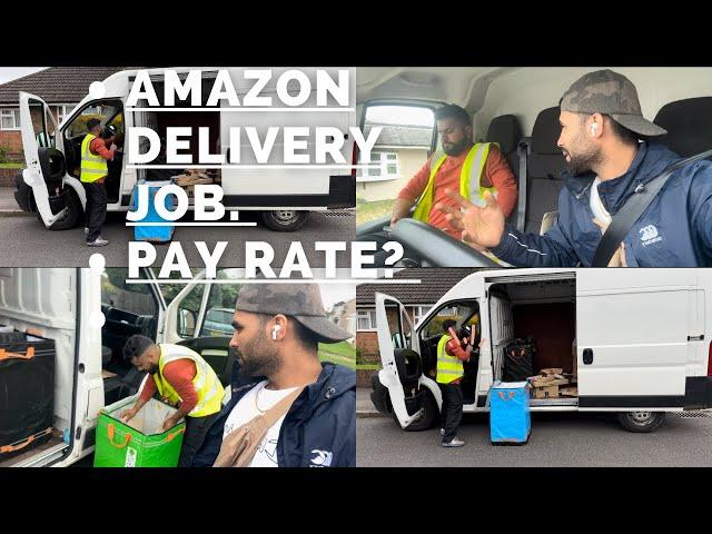 A day in the life with AMAZON DELIVERY DRIVER . Best job in UK . How to do deliveries  FULL VLOG