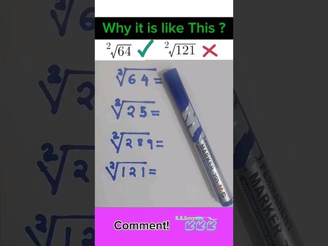 Square root Trick you need to know #shorts #maths #mathtricks