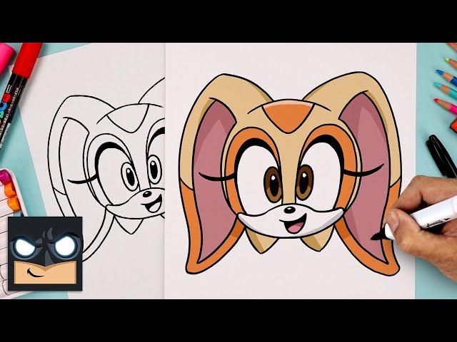 How To Draw Cream the Rabbit | Sonic the Hedgehog