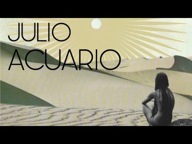 ACUARIO ️ JULIO…PURIFICANDO TU ALMA!!!…️