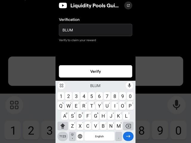 Liquidity Pool Guides! Blum Keyword Code | Liquidity Pool Guides Blum Keyword | Blum Keyword Code