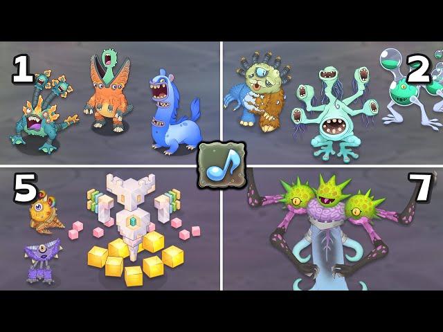 Ethereal Workshop Evolution - Wave 1-7 Full Song (My Singing Monsters)