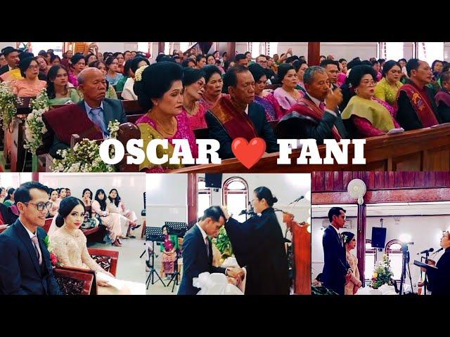 DI SIANTAR: OSCAR & FANI SUJUD DI DEPAN ALTAR TUHAN. #wedding