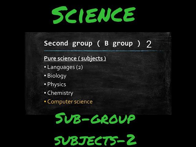 What are the subjects in pure science group in 11th?