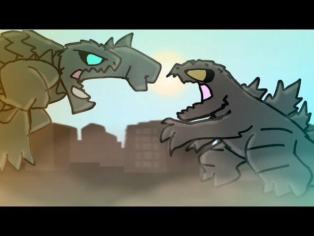 Godzilla vs Gamera.Alternative version