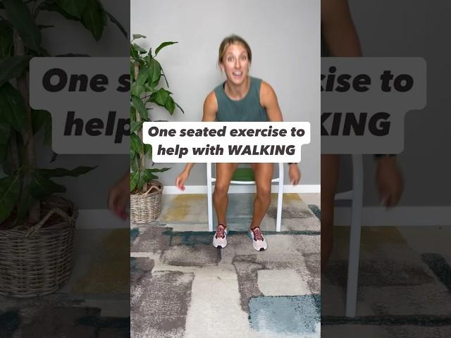 ONE seated exercise to make walking easier with arthritis