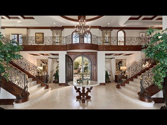 Inside $25,100,000 Mediterranean Inspired Mansion in Southern California