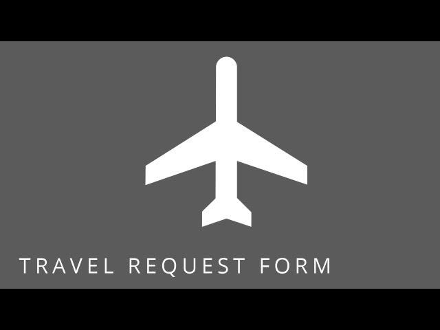 SharePoint Templates: Employee Travel Request Form