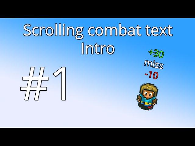 1. Unity tutorial: Scrolling combat text - Intro