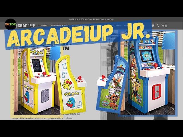 Arcade1up Jr. Officially Announced!  Game lists, release date and specs.