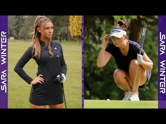 Watch What Happens When Sara Michelle Winter Tries Golf Swing... You Won't Believe What Happens Next