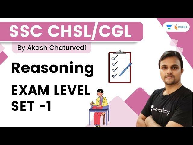 Exam Level Set- 1 | Reasoning | SSC CHSL /CGL | wifistudy studios | Akash Chaturvedi