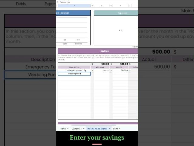 Free Monthly Income And Expense Tracker #googlesheets #personalbudget