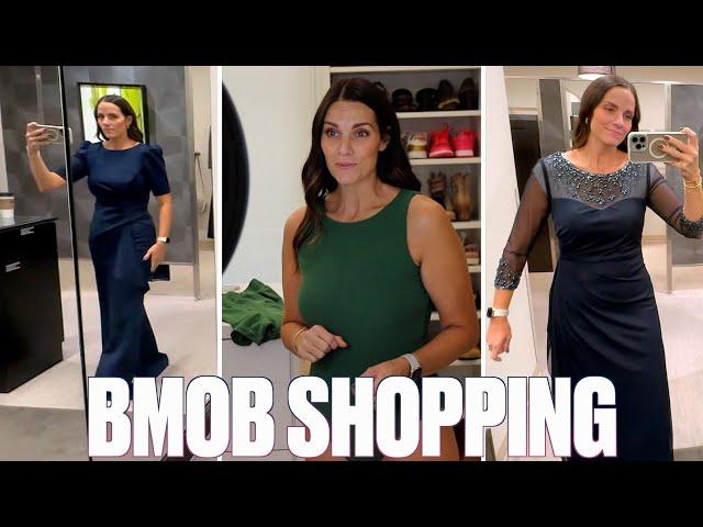 WEDDING DRESS SHOPPING | BUYING STEPMOTHER OF THE BRIDE DRESS | BMOB (BONUS MOTHER OF THE BRIDE)