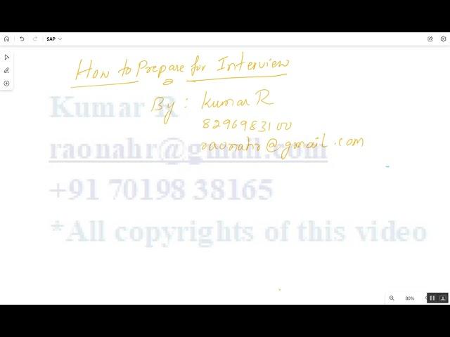 How to Prepare for Interview - SAP SuccessFactors Employee Central Freshers
