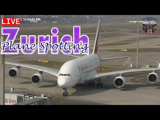  Zurich Plane Spotting Live Stream | Aircraft Spotting at Zurich Airport 07.03.2025