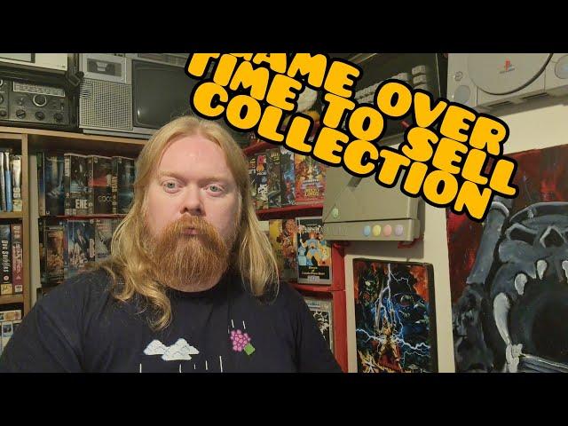 GAME OVER TIME TO SELL MY RETRO GAME COLLECTION...WISH I DIDN'T #retrogaming #new #life